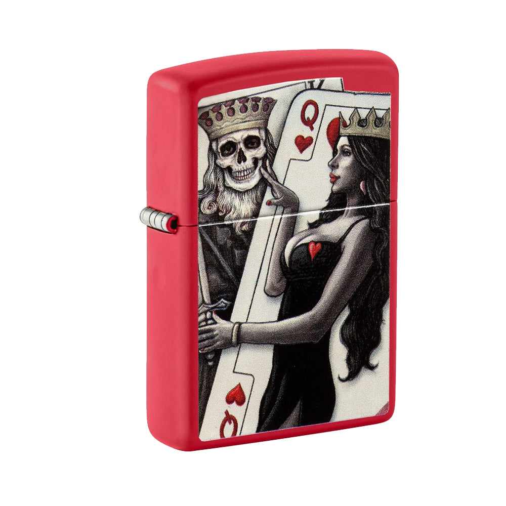 ZIPPO 233 SKULL KING QUEEN BEAUTY LIGHTER