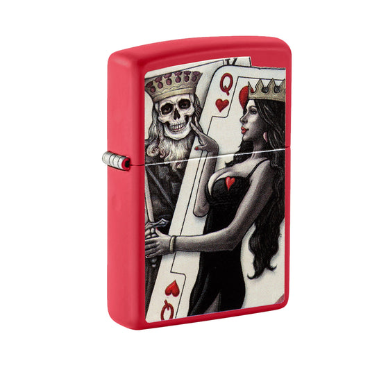 ZIPPO 233 SKULL KING QUEEN BEAUTY LIGHTER