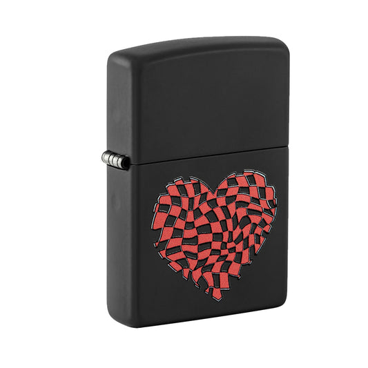ZIPPO 218 HEART DESIGN LIGHTER