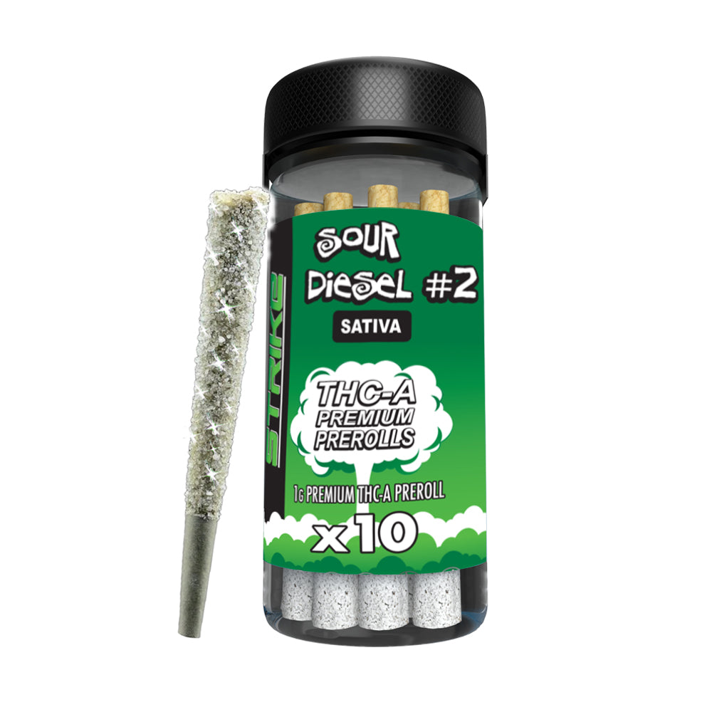 STRIKE 10CT JAR 1G PRE ROLL SATIVA - SOUR DIESEL #2