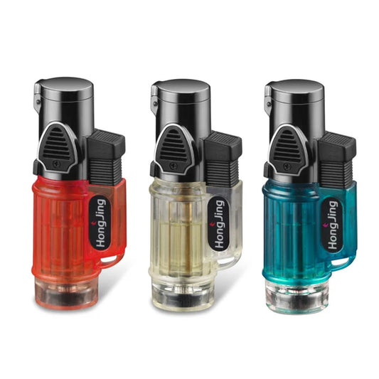 CLICKIT TRIPLE TORCH - TRANSPARENT
