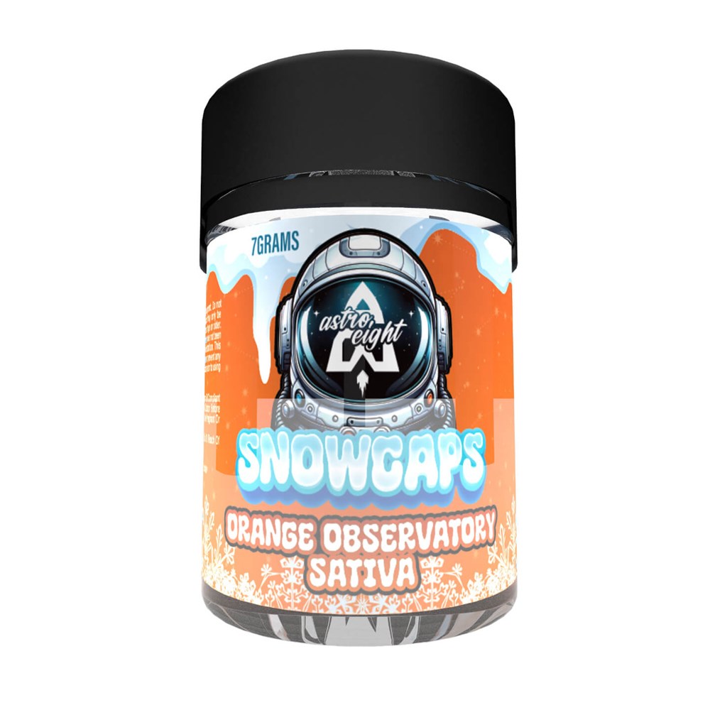 ASTRO EIGHT SNOWCAPS 7G FLOWER SATIVA - ORANGE OBSERVATORY