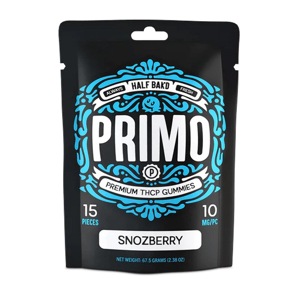 HALF BAK'D PRIMO THCP 150MG GUMMIES - SNOZBERRY