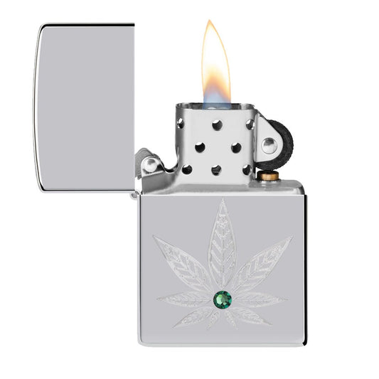 ZIPPO 250 CANNABIS DESIGN LIGHTER