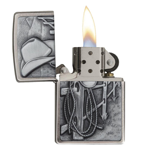 ZIPPO 200 RESTING COWBOY DESIGN LIGHTER