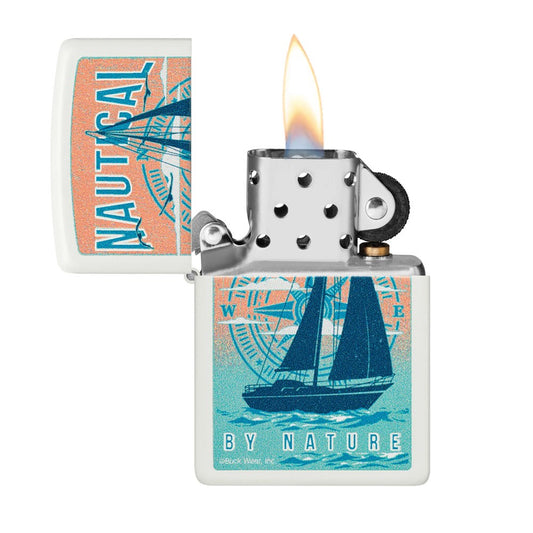 ZIPPO 214 BW-RO 1645926 NAUTICAL DESIGN LIGHTER