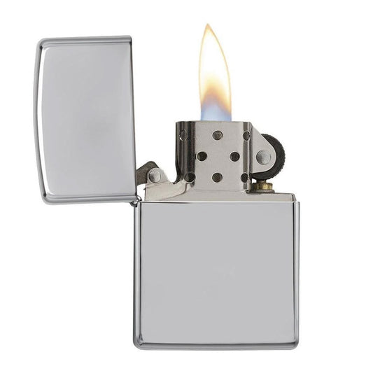 ZIPPO REG HIGH POLISH CHROME LIGHTER
