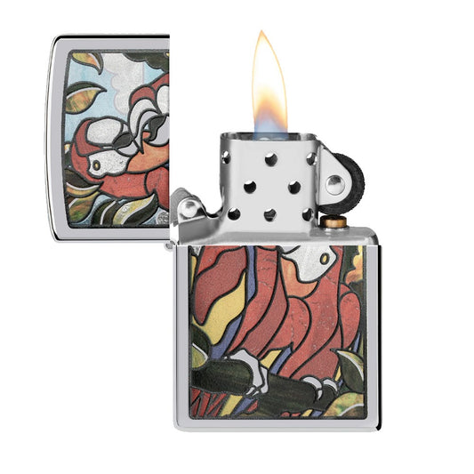 ZIPPO 250 PARROT DESIGN LIGHTER