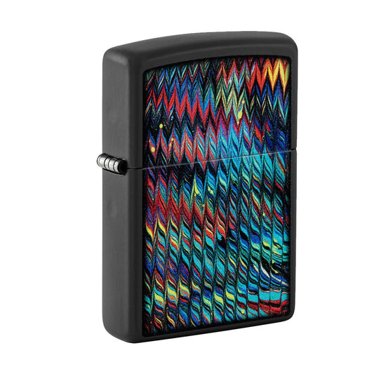 ZIPPO 218 PATTERN PAINT DESIGN LIGHTER