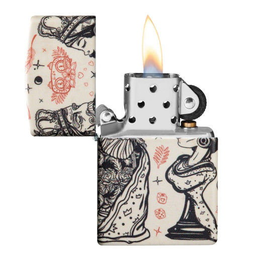 ZIPPO 49352 CHESS DESIGN LIGHTER