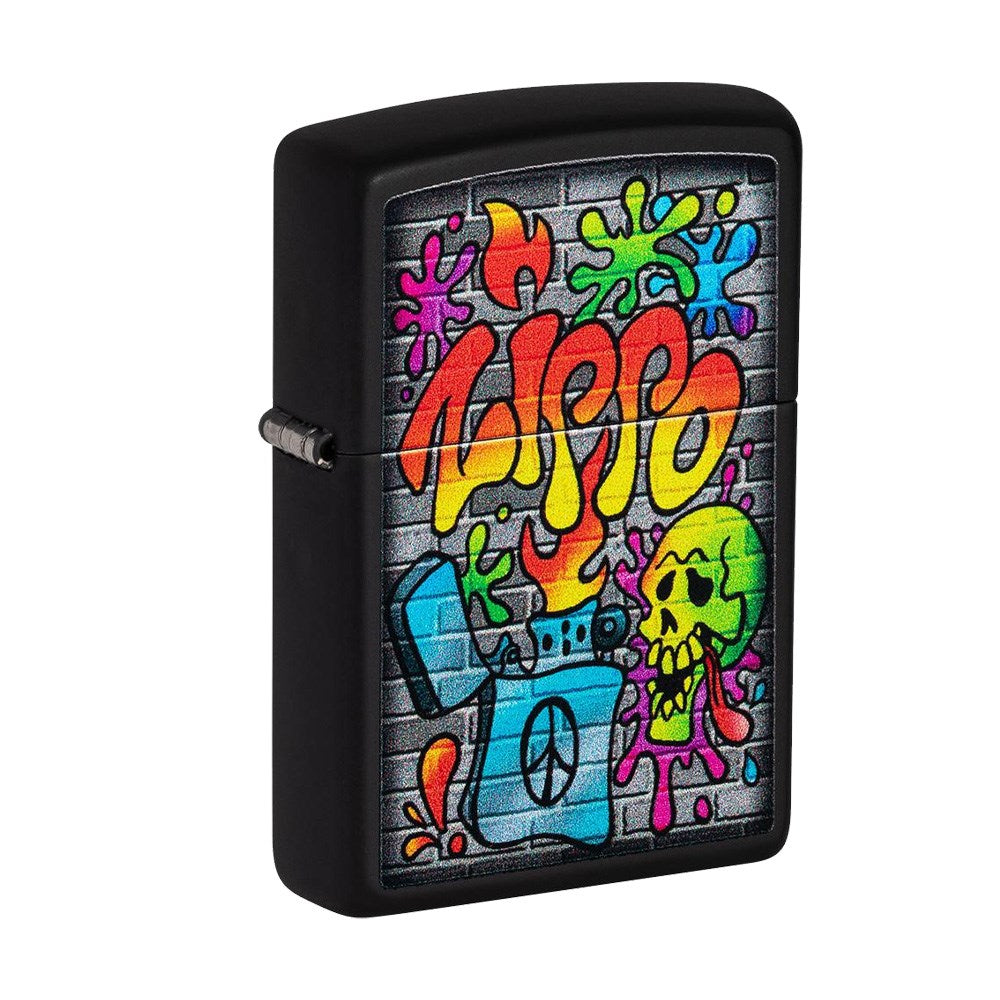 ZIPPO 218 STREET ART DESIGN LIGHTER