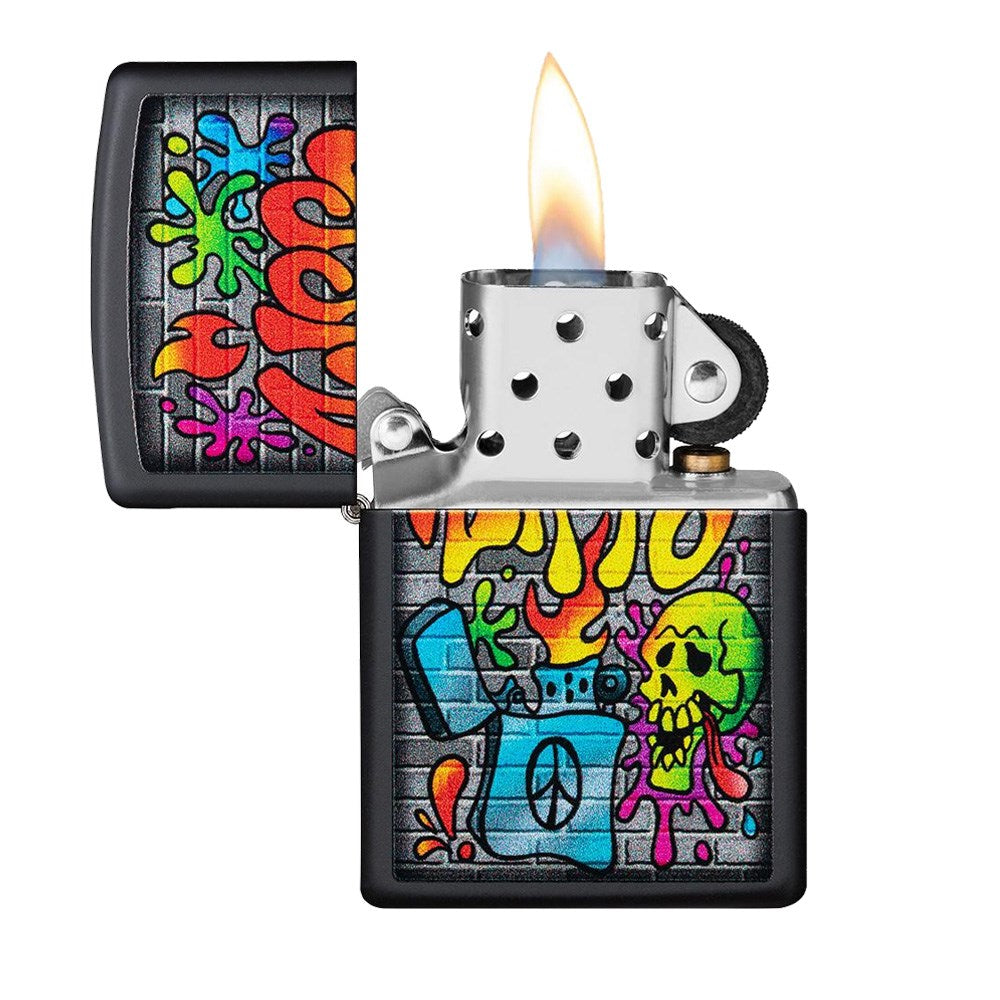 ZIPPO 218 STREET ART DESIGN LIGHTER