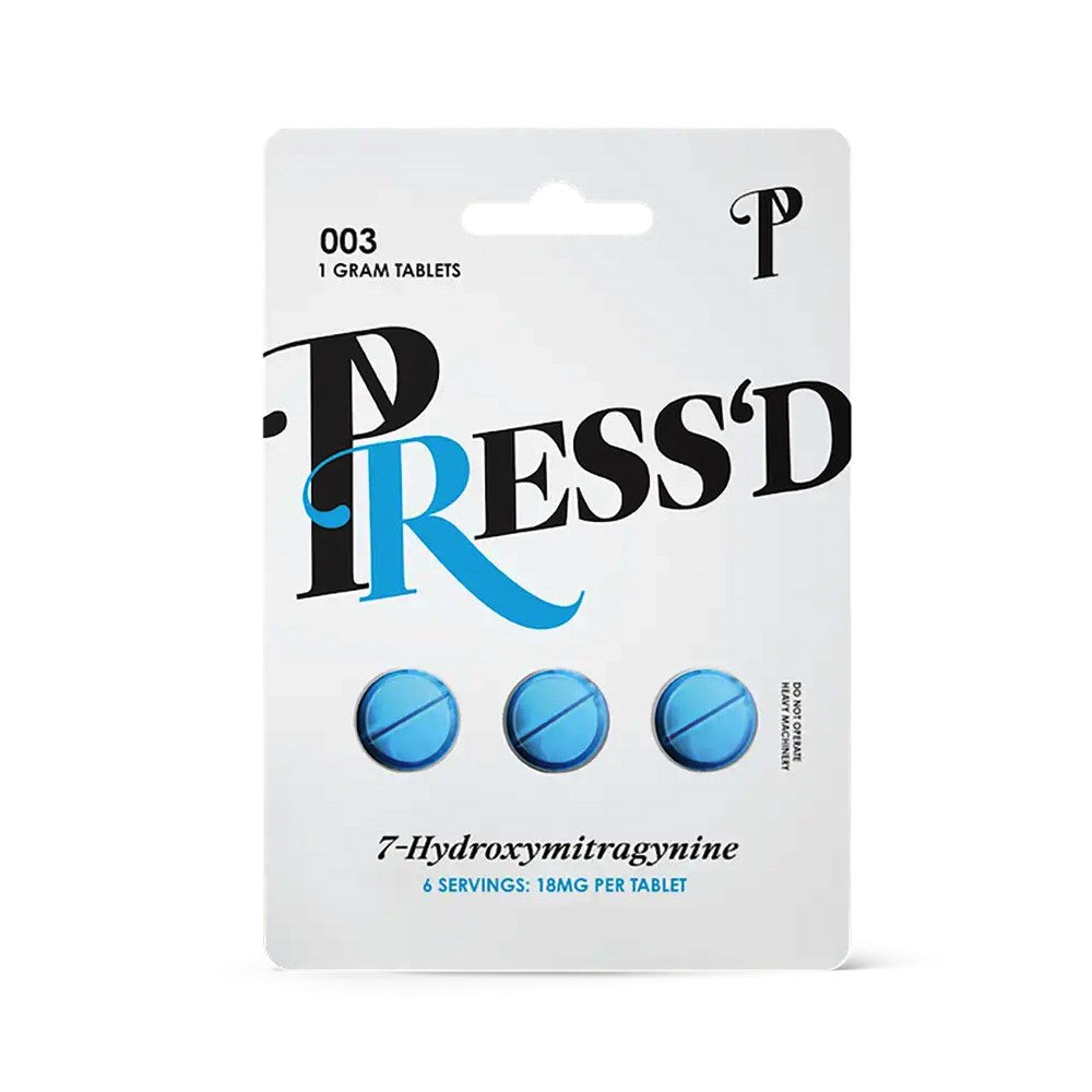 PRESSED 7 HYDROXY 3CTS KRATOM - BLUE