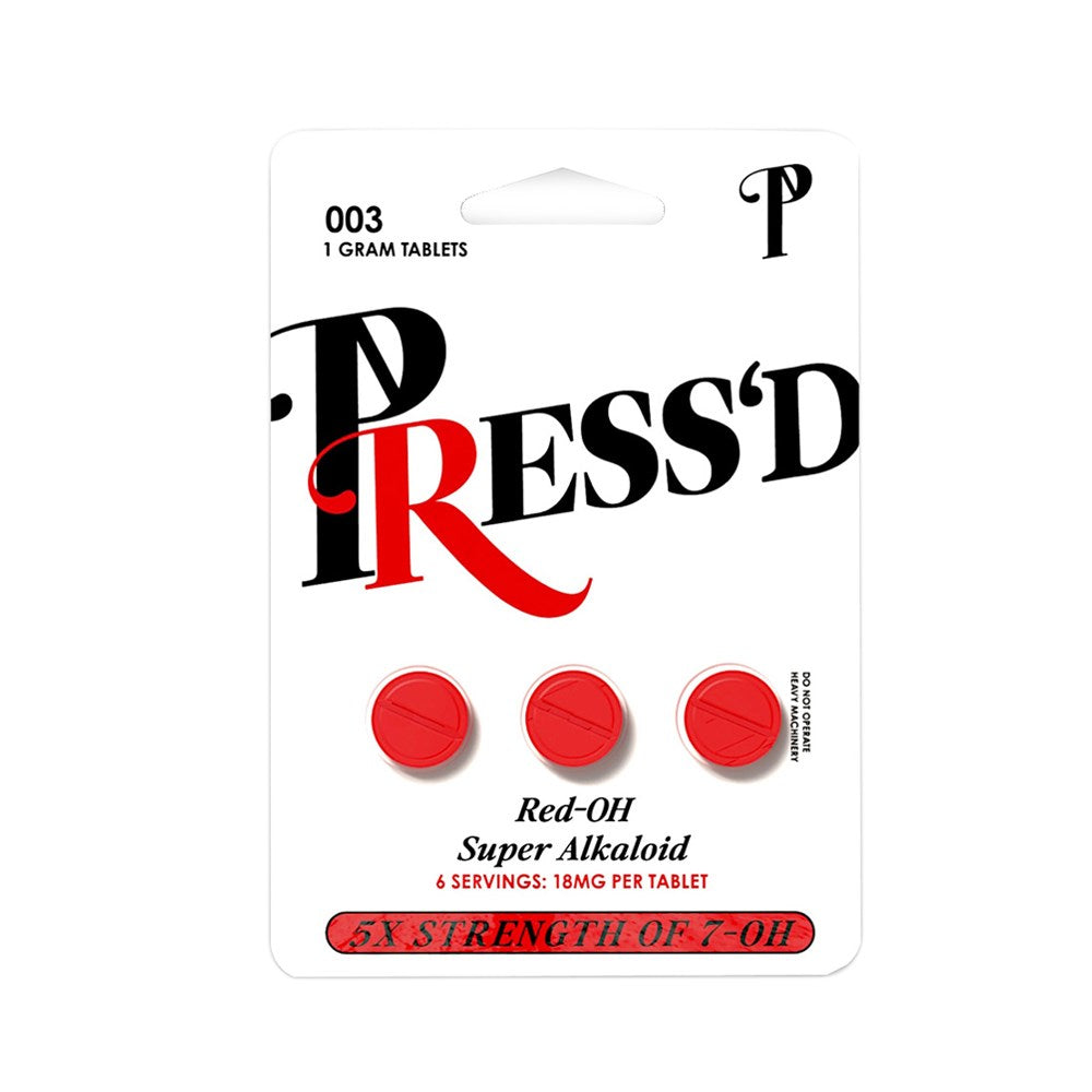 PRESSED 5X STRENGTH OF 7-OH KRATOM - RED