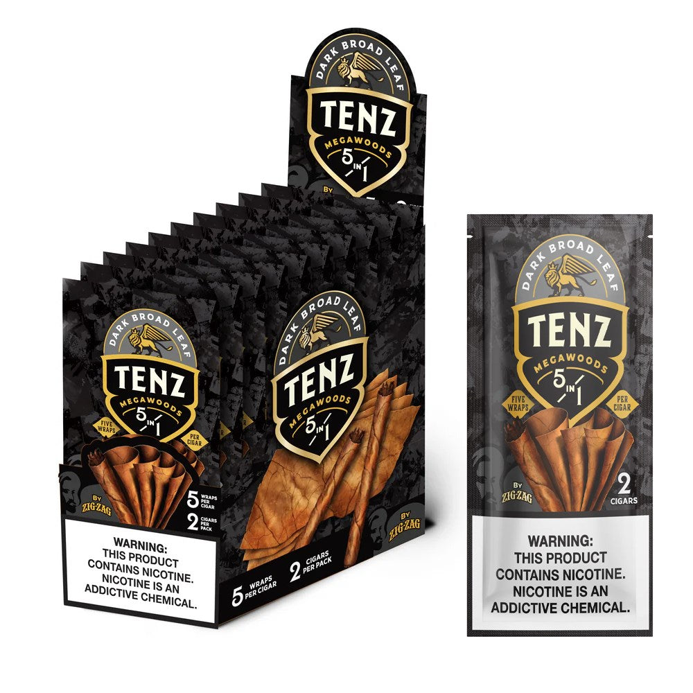ZZ TENZ 2CTS WRAPS - DARK BROADLEAF