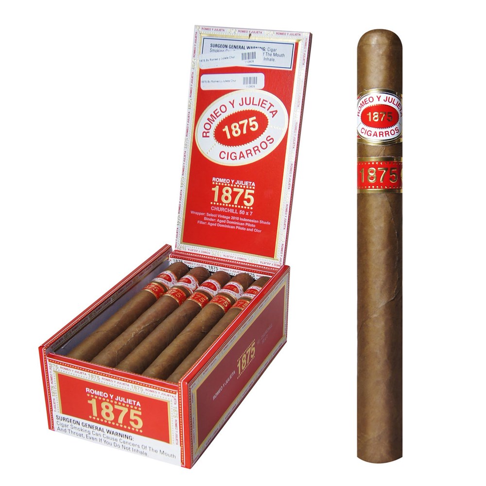 ROMEO Y JULIETA 1875 CHUECHILL 50x7 CIGARS