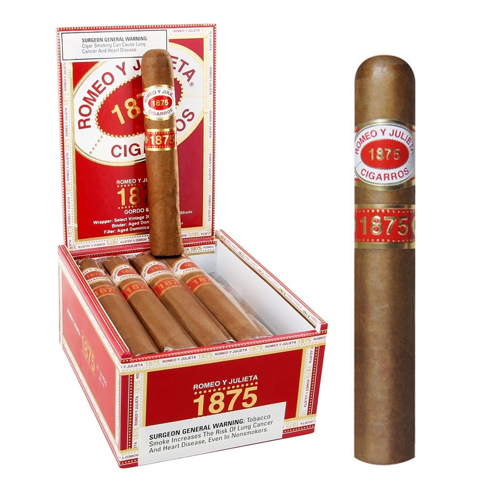 ROMEO Y JULIETA 1875 GORDO 60x6 CIGARS