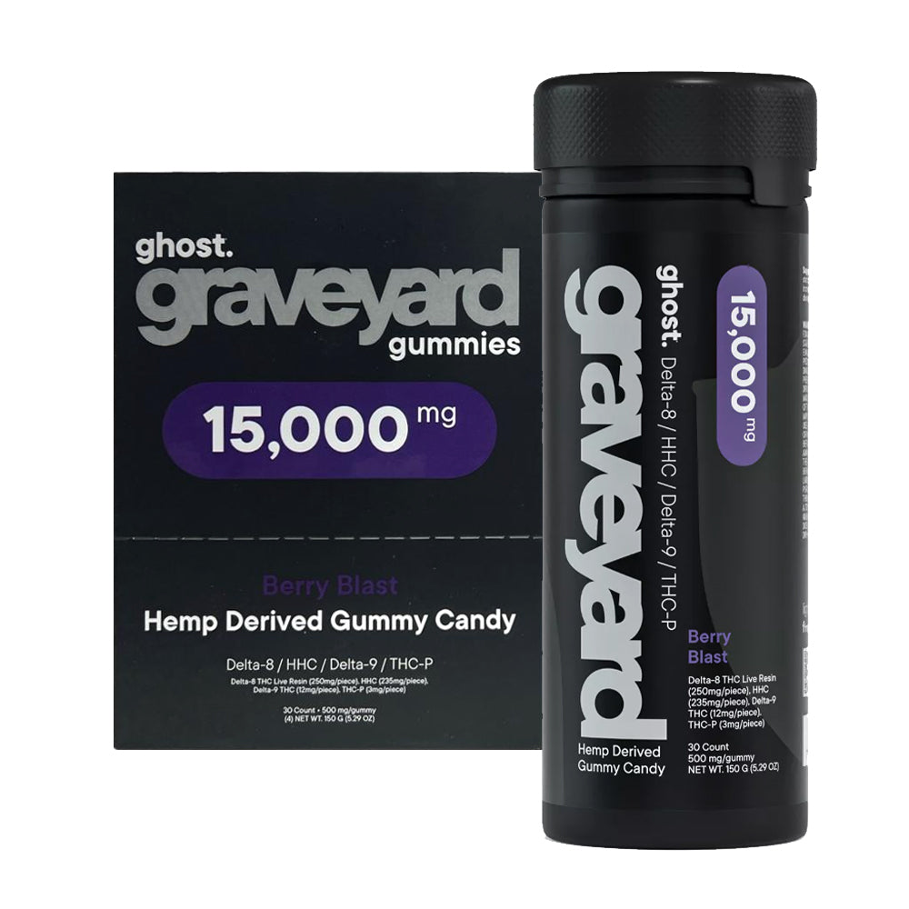GHOST GRAVEYARD BLEND 15000MG GUMMIES - BERRY BLAST