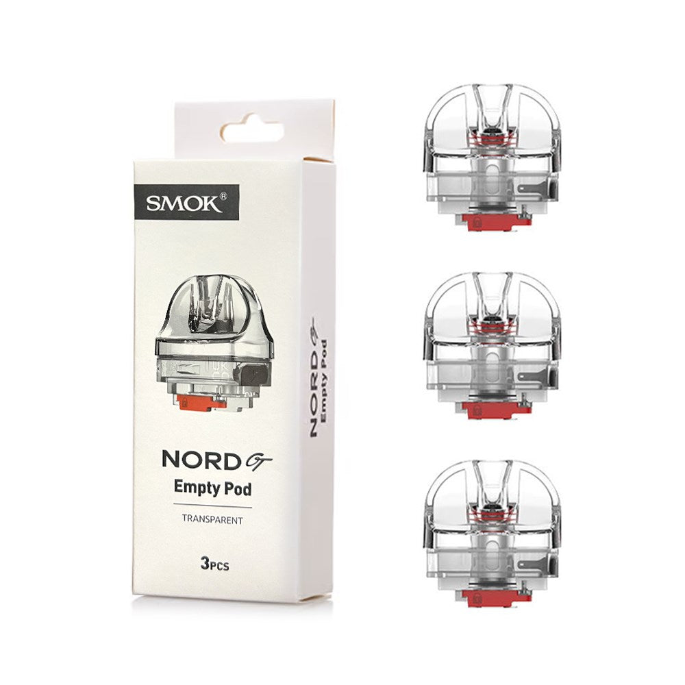 SMOK NORD GT EMPTY POD CARTRIDGE - TRANSPARENT