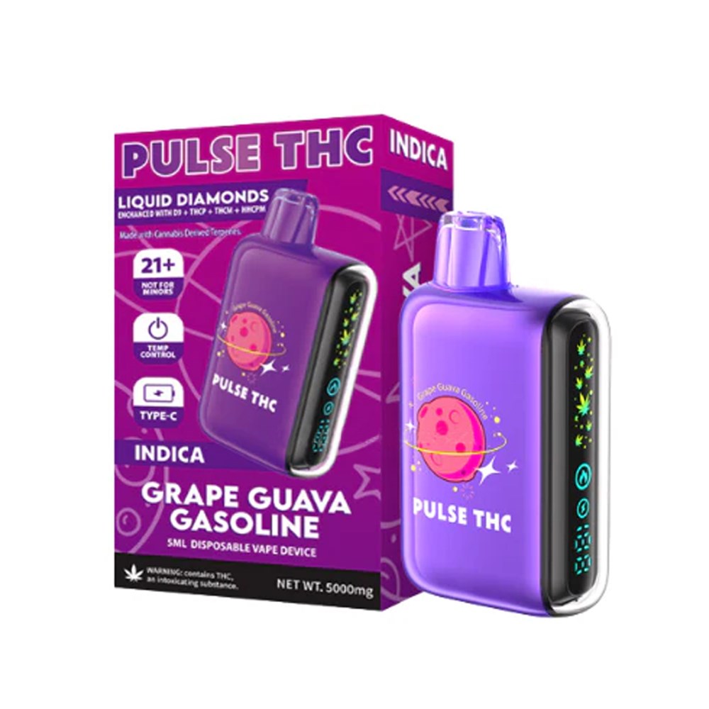 PULSE THCA BLEND 5ML DISPOSABLE SATIVA - GRAPE GUAVA GASOLINE