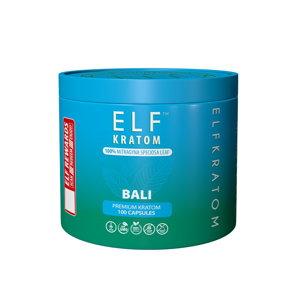 ELF KRATOM 100CTS CAPSULES - BALI