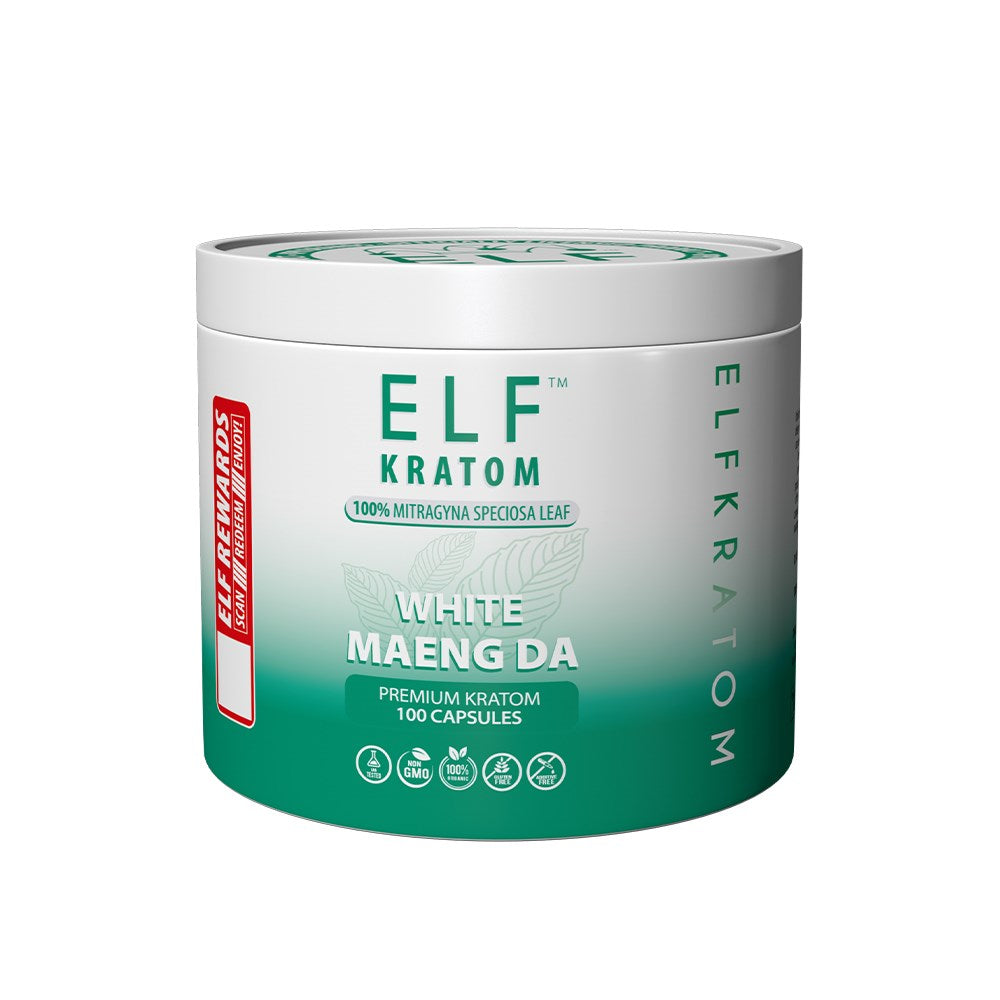 ELF KRATOM 100CTS CAPSULES - WHITE MAENG DA