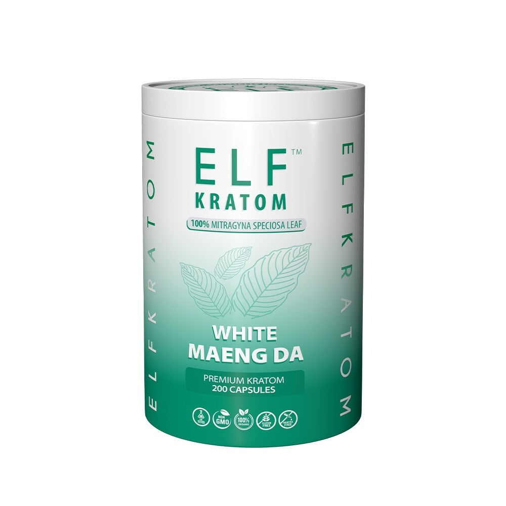 ELF KRATOM 200CTS CAPSULES - WHITE MAENG DA