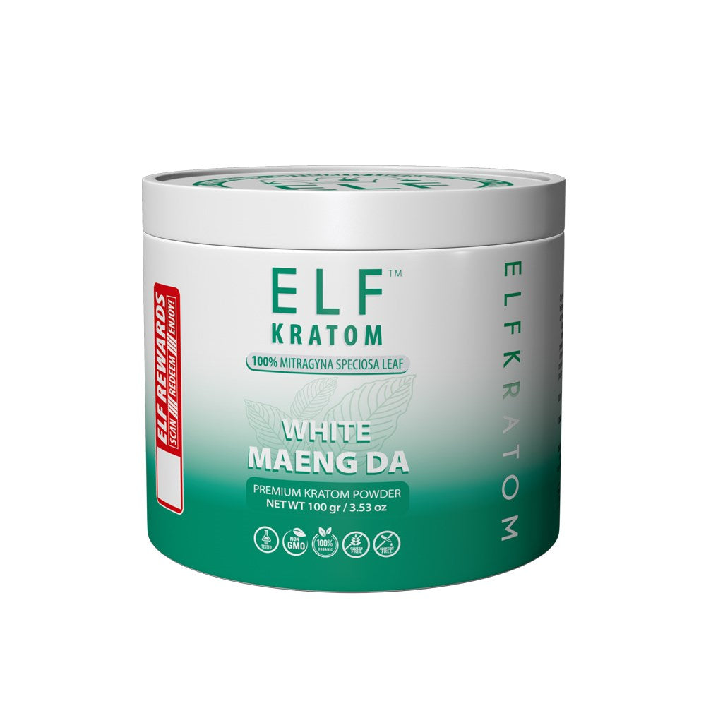 ELF KRATOM 100G POWDER - WHITE MAENG DA