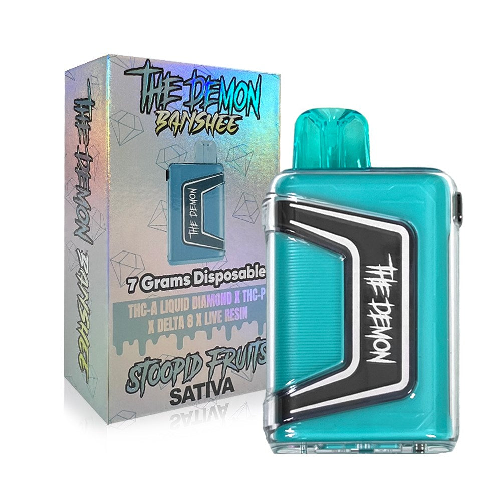 THE DEMON BANSHEE BLEND 7G DISPOSABLE SATIVA - STOOPID FRUITS