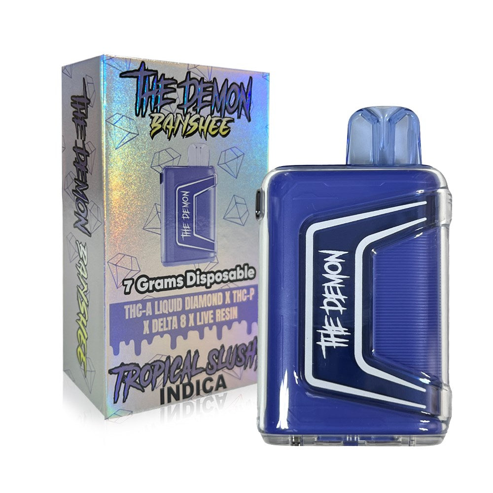 THE DEMON BANSHEE BLEND 7G DISPOSABLE INDICA - TROPICAL SLUSHIE