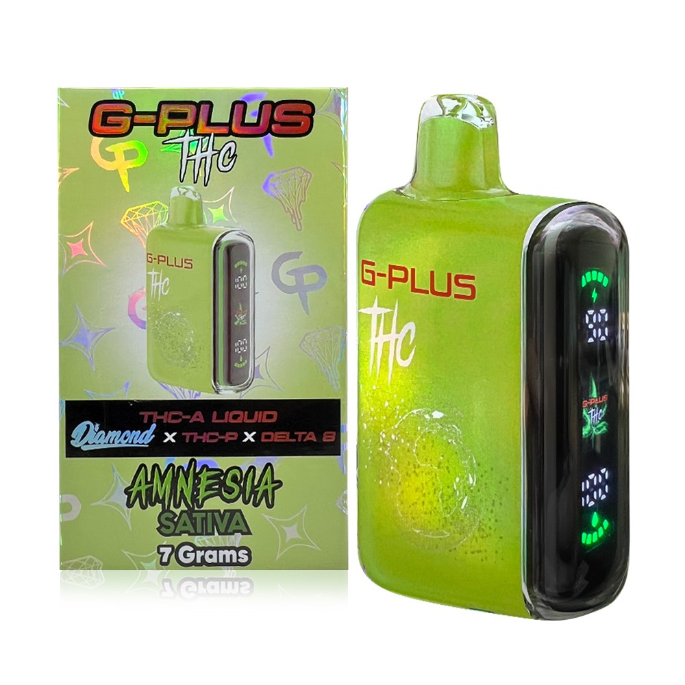 G PLUS BLEND 7G DISPOSABLE SATIVA - AMNESIA