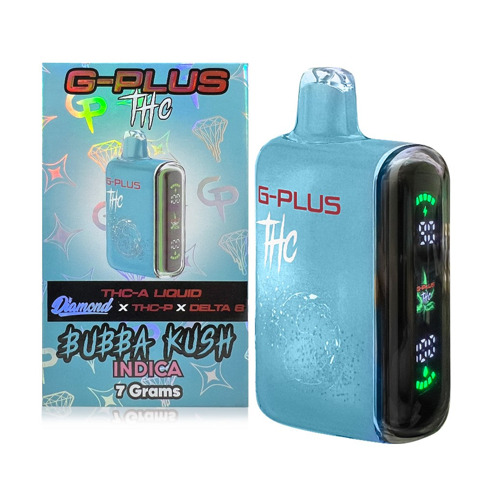 G PLUS BLEND 7G DISPOSABLE INDICA - BUBBA KUSH