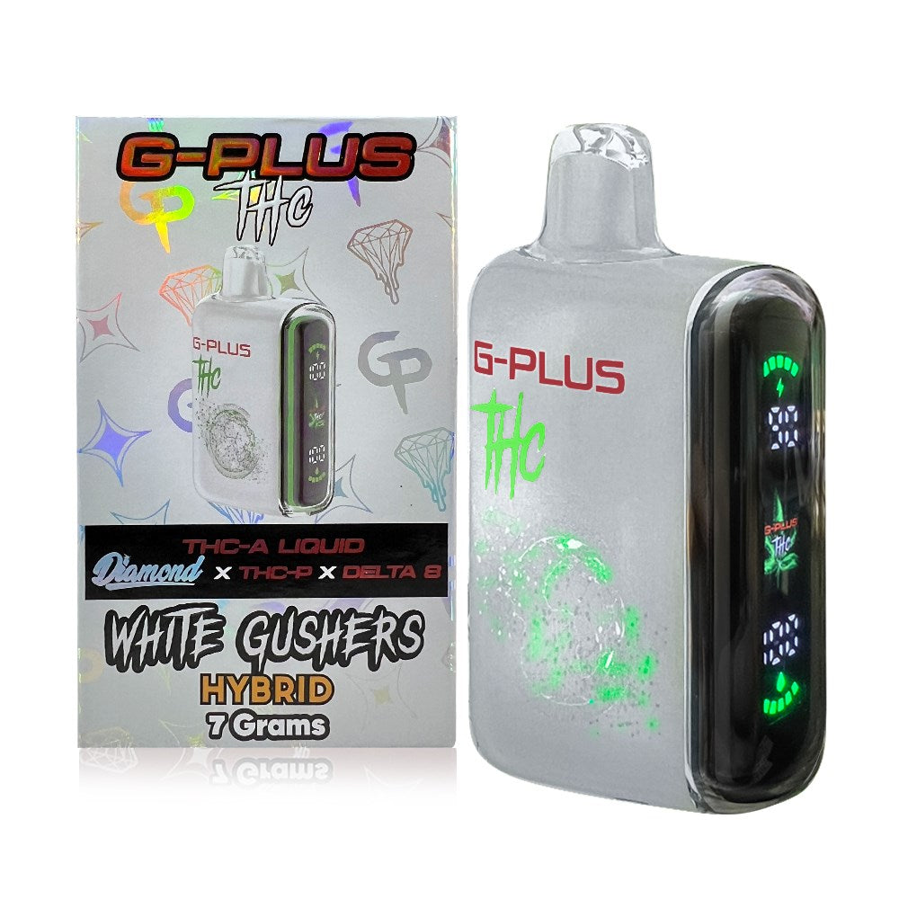 G PLUS BLEND 7G DISPOSABLE HYBRID - WHITE GUSHERS