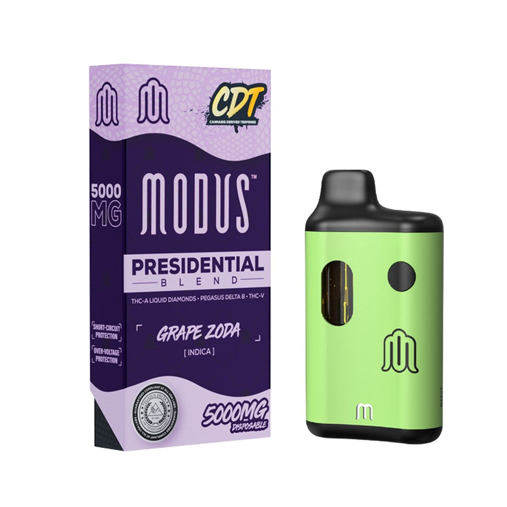 MODUS PRESIDENTIAL BLEND 5G DISPOSABLE INDICA - GRAPE ZODA
