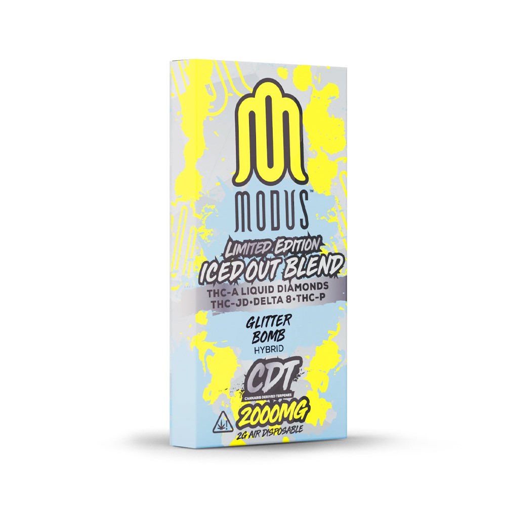 MODUS ICED OUT BLEND 2G DISPOSABLE HYBRID - GLITTER BOMB