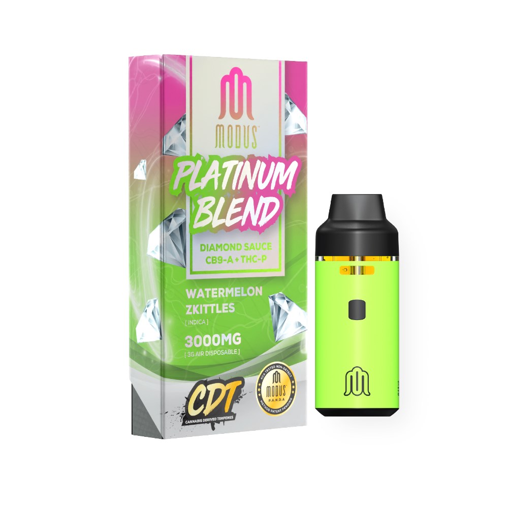 MODUS PLATINUM 3G DISPOSABLE INDICA - WATERMELON ZKITTLES