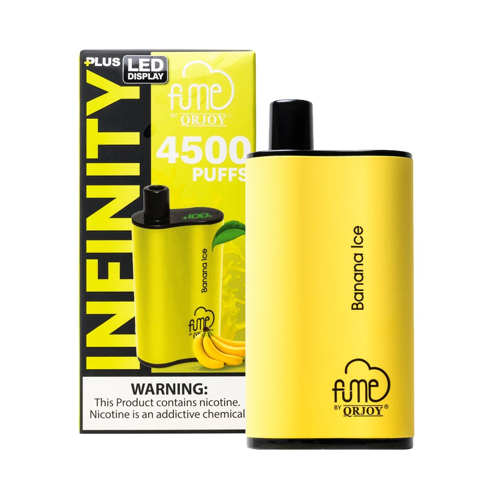 FUME INFINITY PLUS 5% SALT NIC DISPOSABLE - BANANA