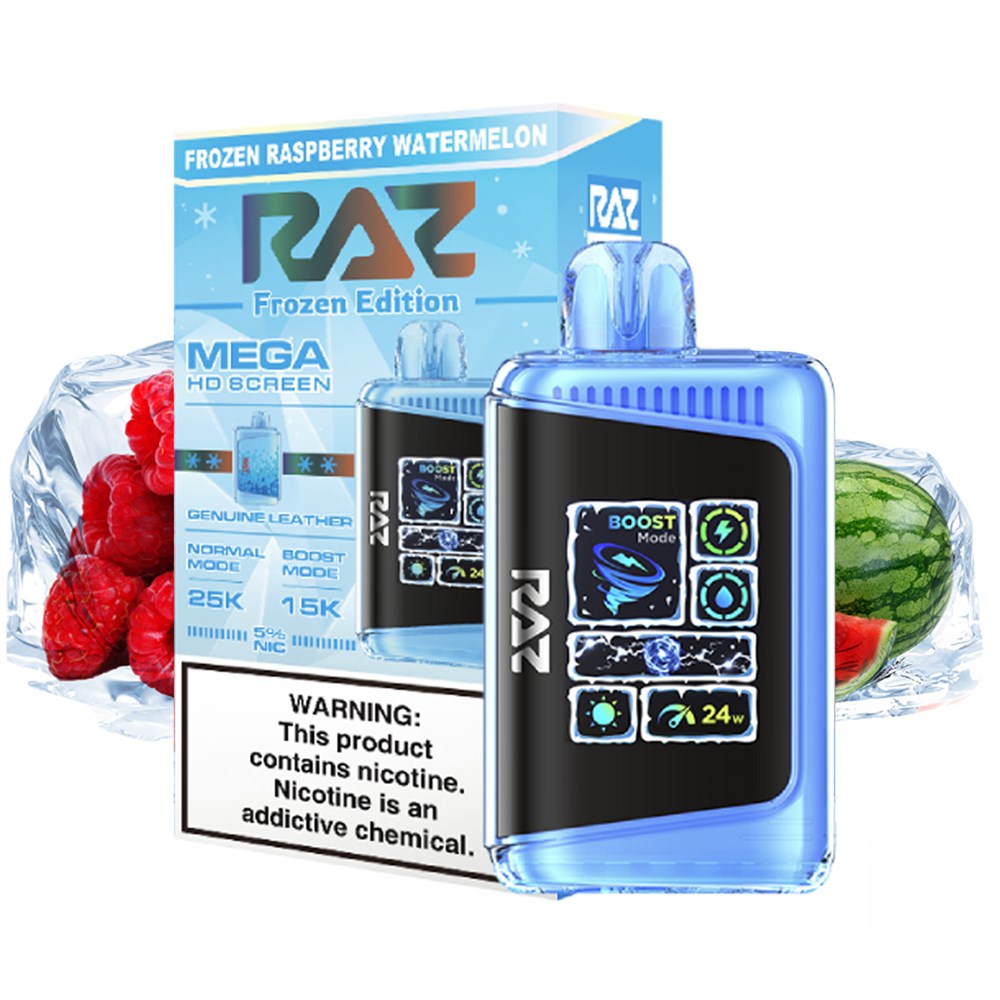 RAZ 5% 25000PUFF DISPOSABLE- FROZEN RASP WTRMLN