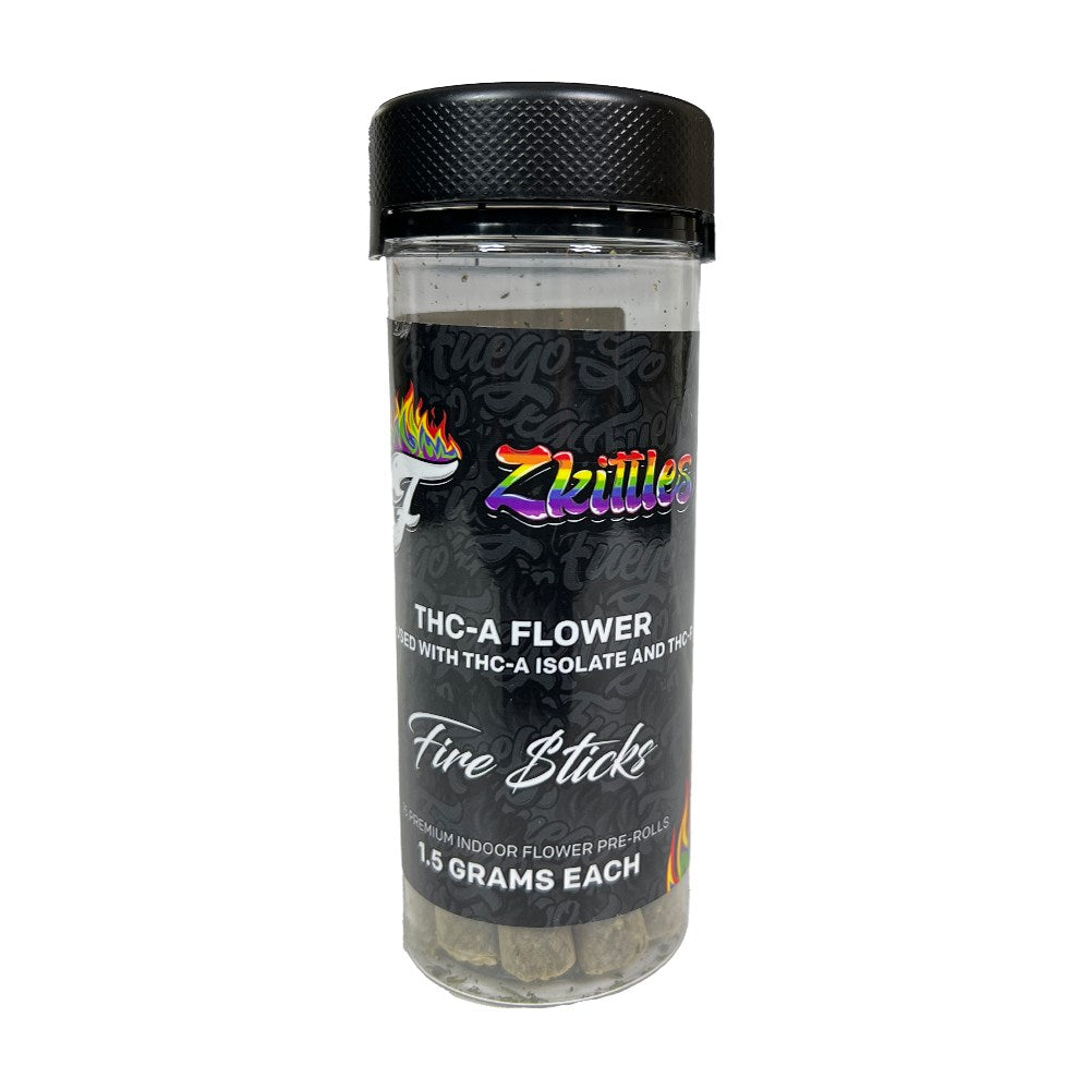 FUEGO FIRE STICK THCA/THCP 1.5G 15CT PRE ROLLS - ZKITTLES