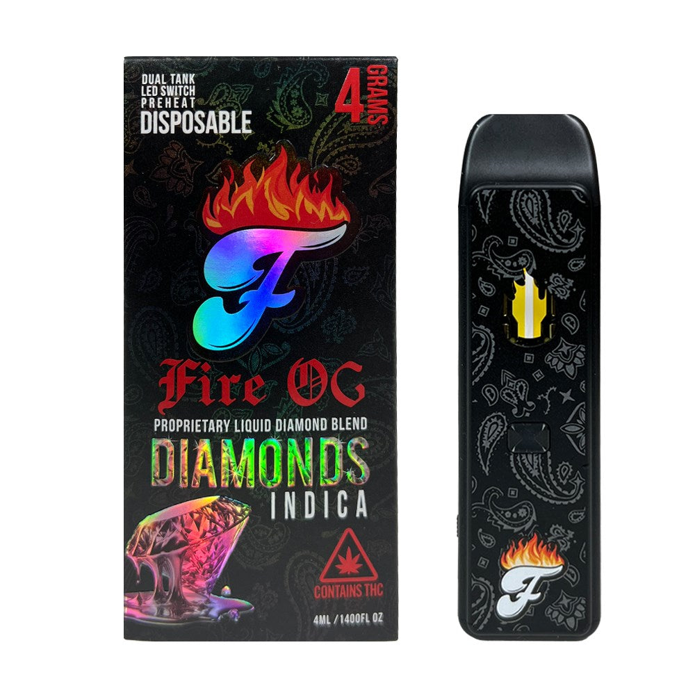 FUEGO DIAMOND BLEND 4G DISPOSABLE INDICA - FIRE OG