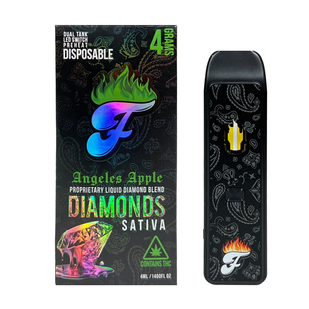 FUEGO DIAMOND BLEND 4G DISPOSABLE SATIVA - ANGELES APPLES