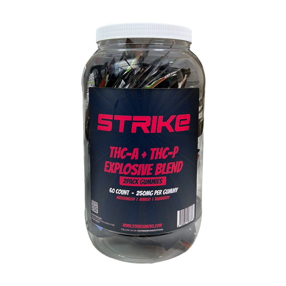 STRIKE THCA/THCP BLEND 2/PK GUMMIES JAR