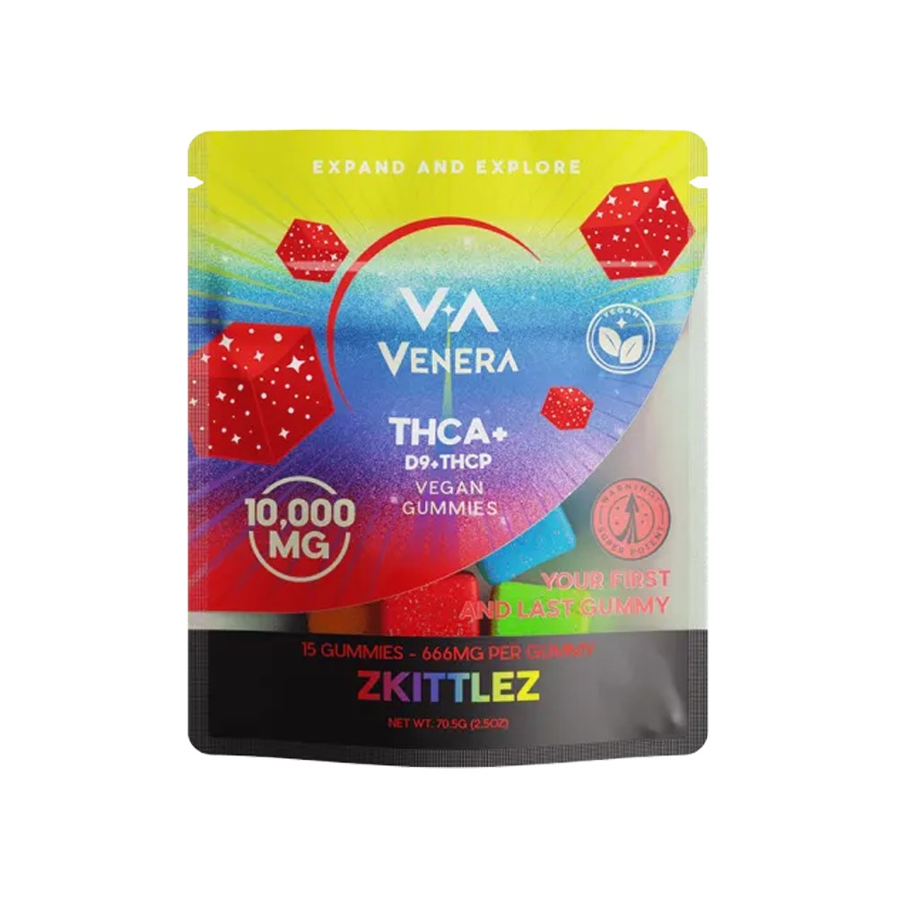 VENERA D9/THCP/THCA VEGAN 10000MG GUMMIES - ZKITTLEZ