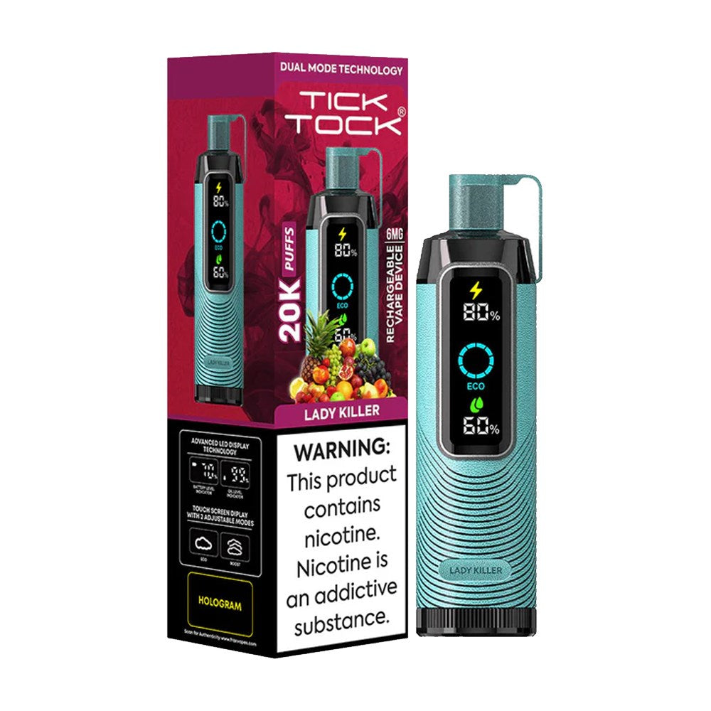 TICKTOCK 5% NIC 20K PUFFS DISPOSABLE - LADY KILLER
