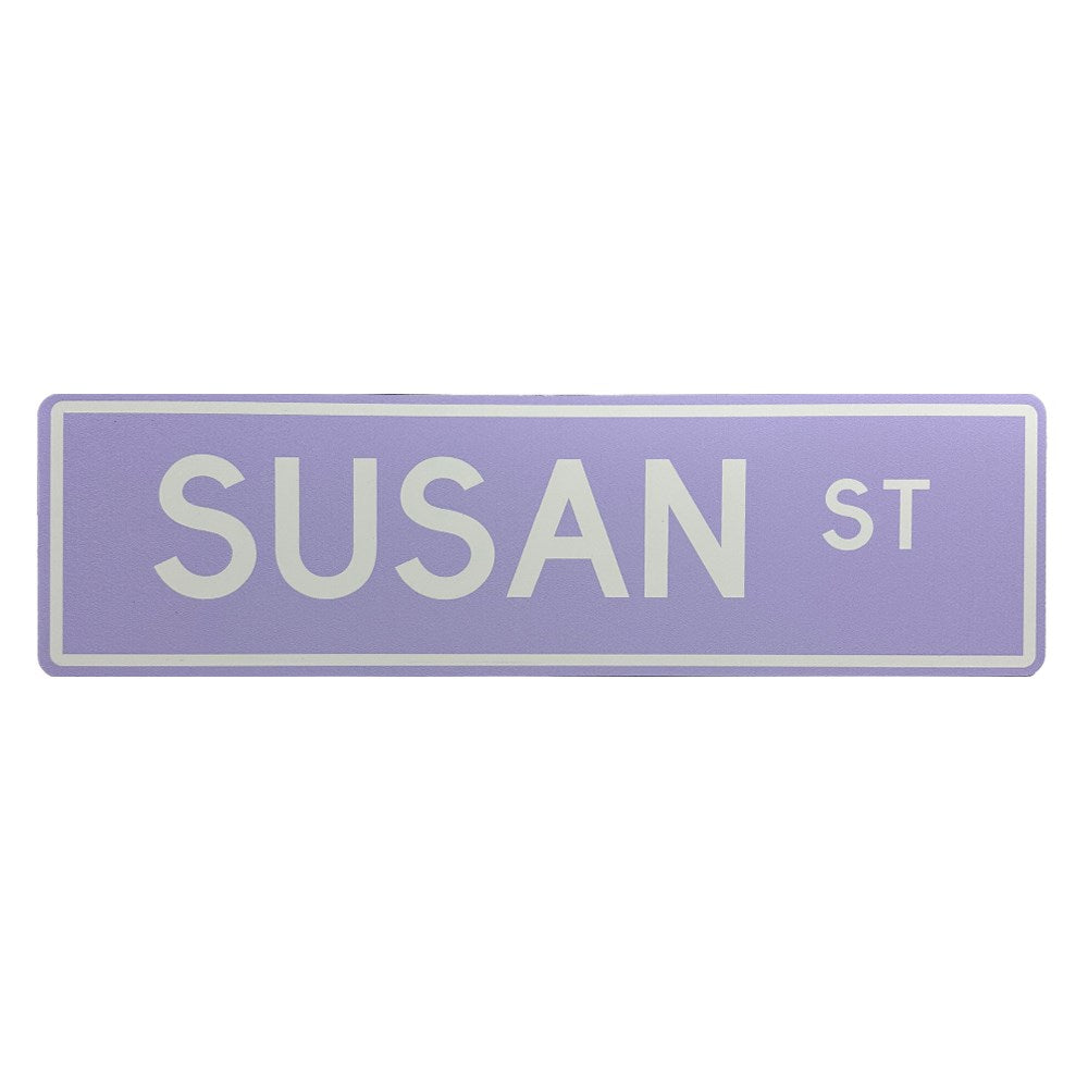 BLAZY SUSAN PINK PAPERS SIGN - STREET PINK