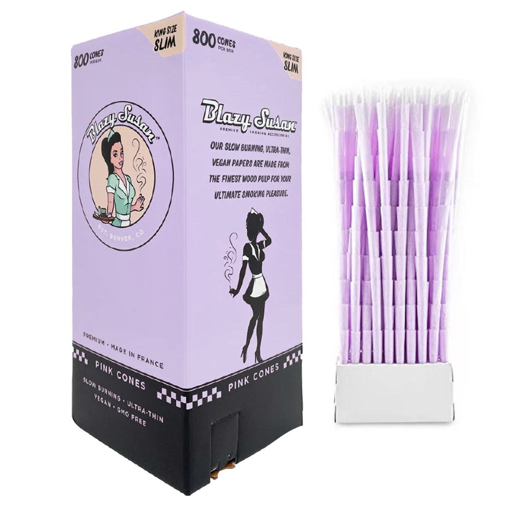 BLAZY SUSAN KS SLIM PURPLE CONES