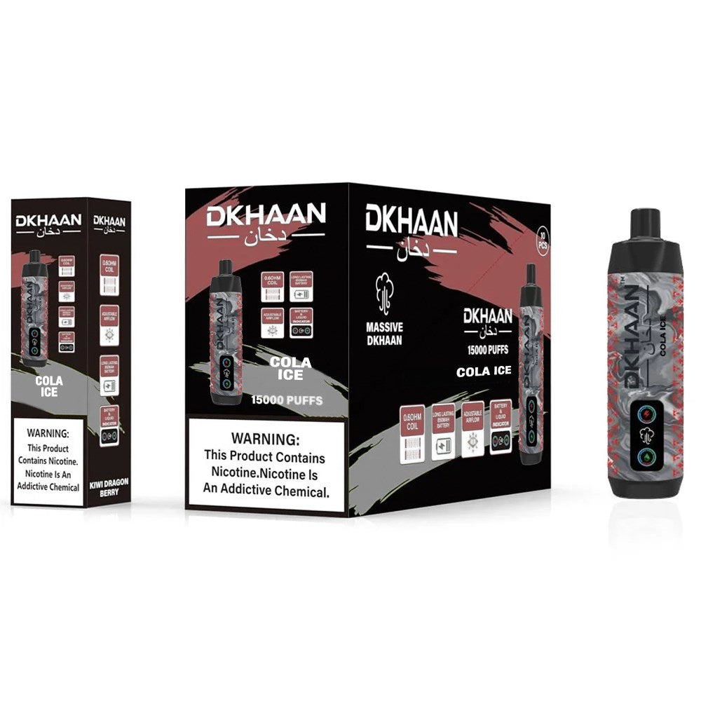DKHAAN 5% NIC 15000PUFFS DISPOSABLE - COLA ICE