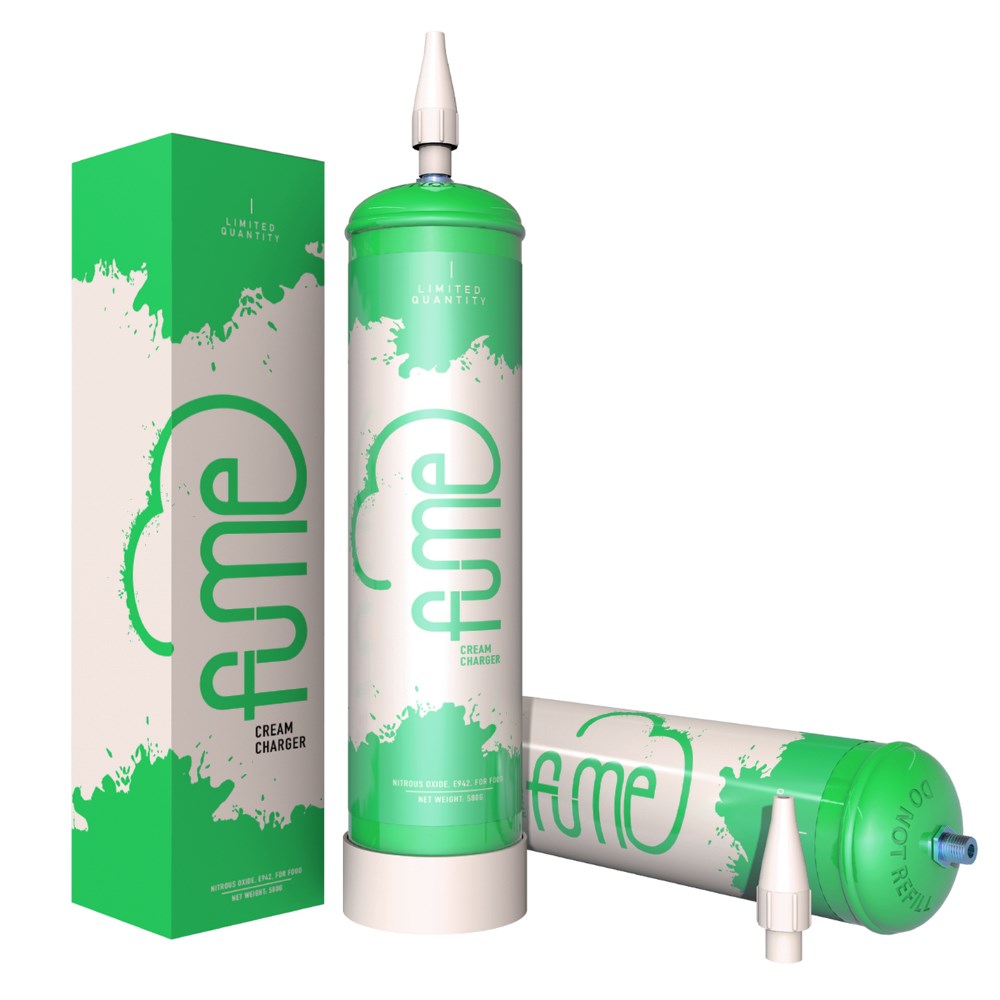 FUME 580G CREAM CHARGER - MINT ICE
