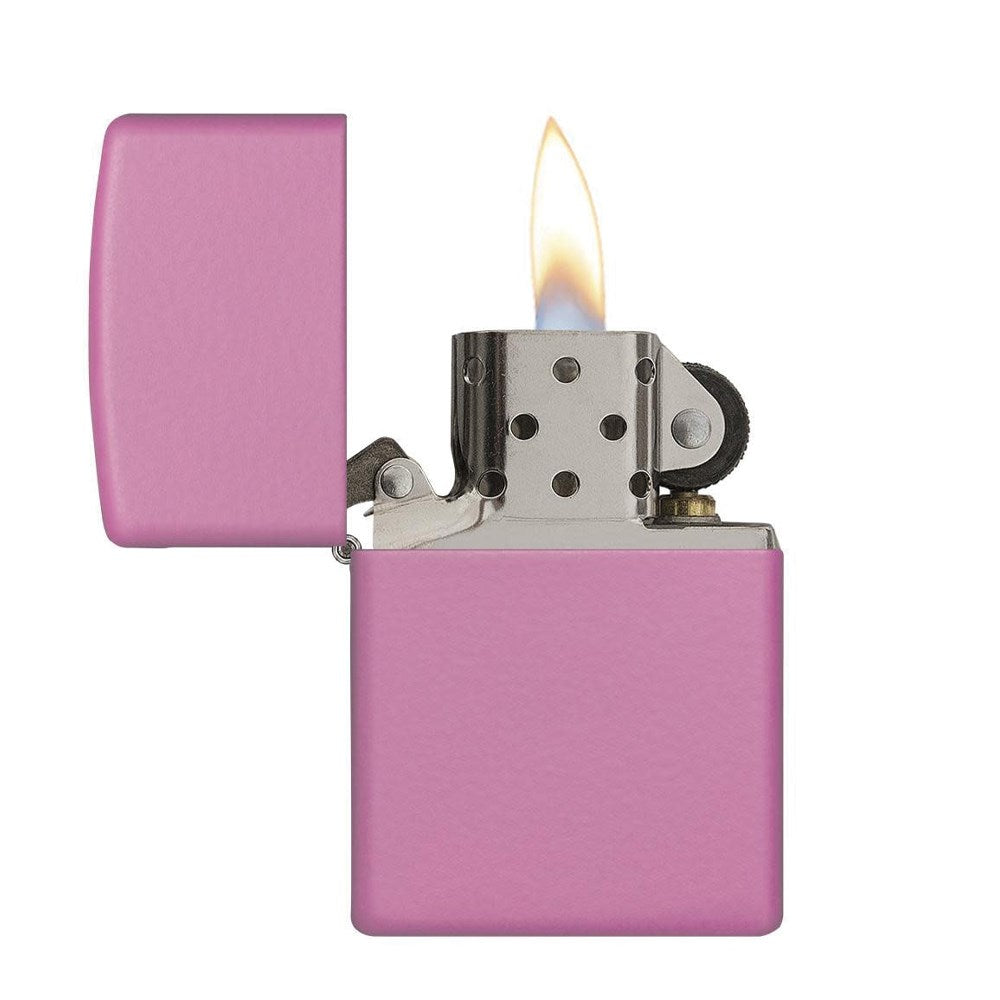 ZIPPO REG PINK MATTE LIGHTER