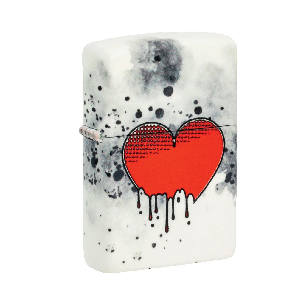 ZIPPO 49193 DRIPPING HEART LIGHTER